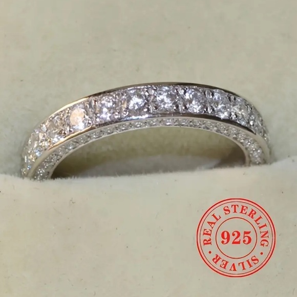 🆕Sterling Silver Band Ring - Picture 3 of 5